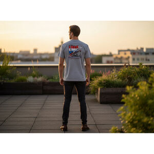 Men's Loser Machine Company Gray Short Sleeve Tee Size L